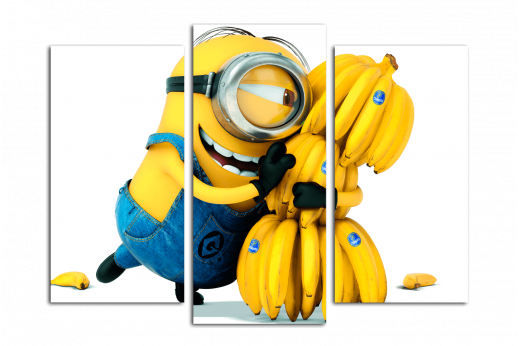 Модульная картина Любимые бананы